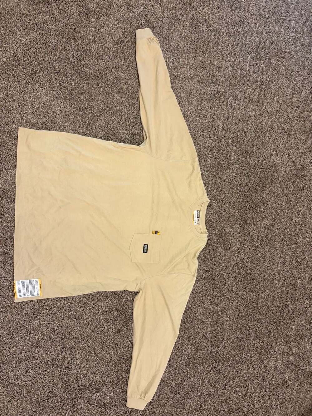 Carhartt Berne Apparel Flame Resistant workwear Long Sleeve Pocket T-Shirt